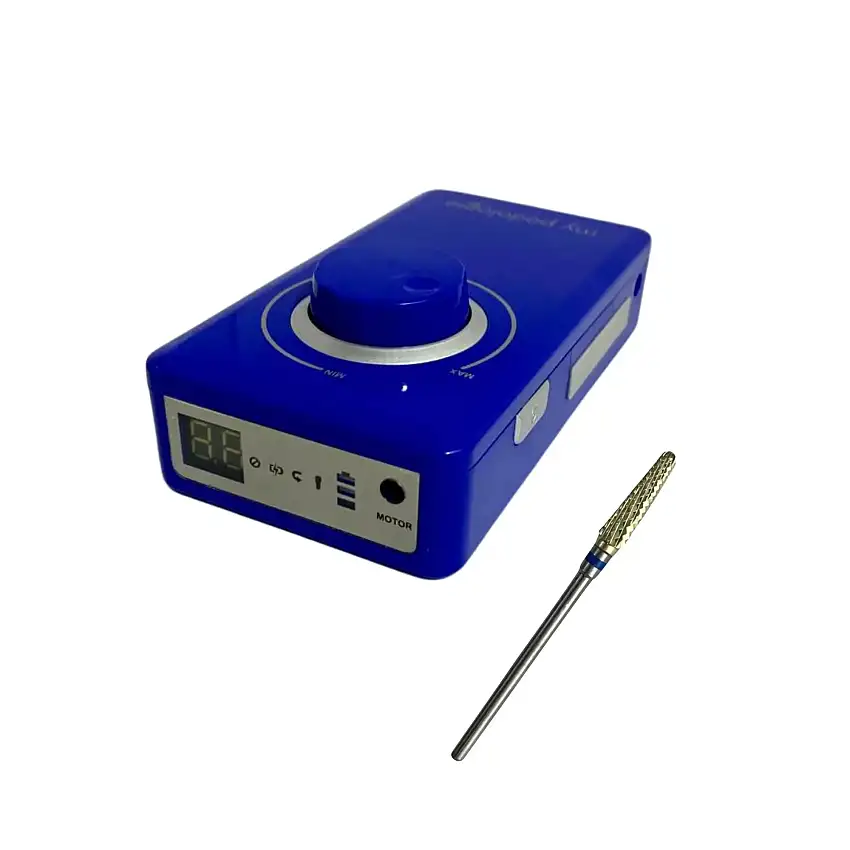 “Home care” student starting pack - 1 blue Podo38S micromotor + 1 tungsten carbide nail cutter